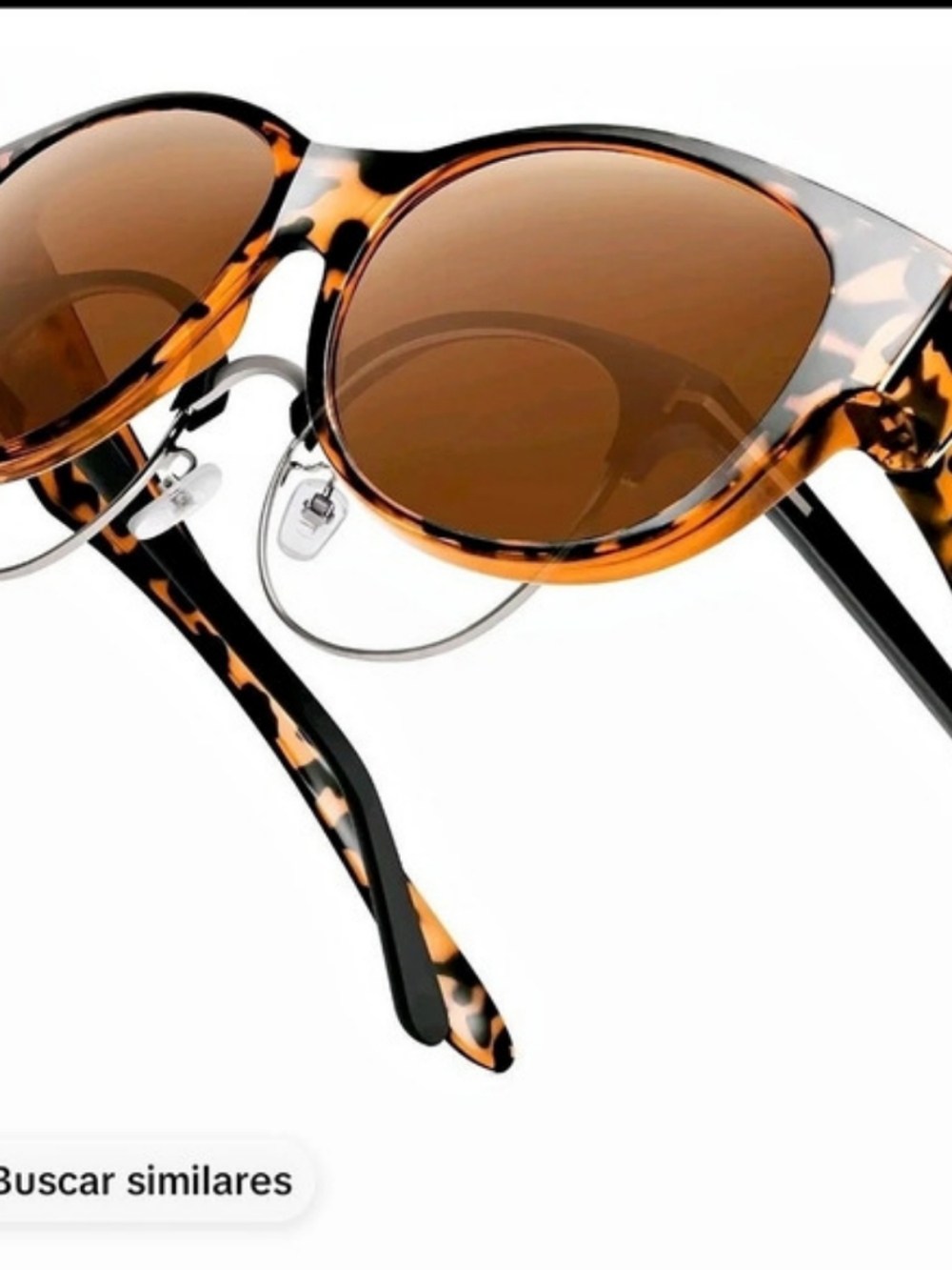 LVIOE Polarized Fit Over Sunglasses, Pink & Brown